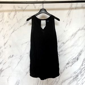 Black Tunic Style Tank - size M